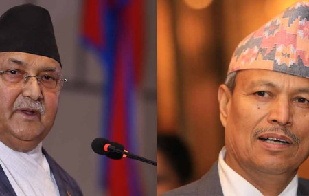 केपी ओली र भीम रावल